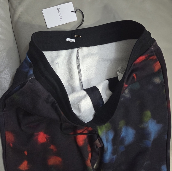 Paul Smith Men’s Ink Spill Brushed Cotton Jogger - Made in Portugal - Size L - Picture 7 of 12